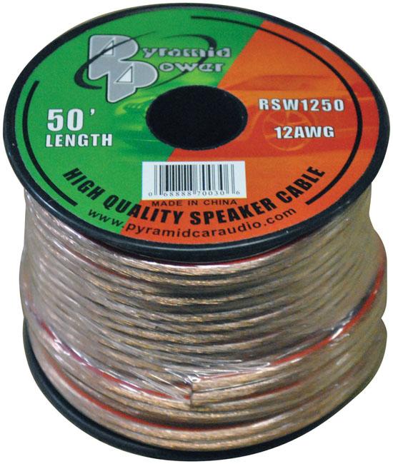 PYRAMID RSW1250 Speaker Wire 12 Ga. 50 Ft