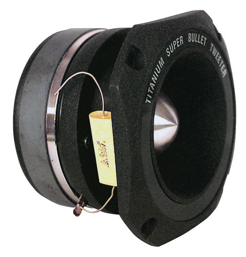 PYRAMID TW46 Tweeter - 1.5 INCH Bullet 400 Watt (Each) - High quality product image showing PYRAMID TW46 Tweeter - 1.5 INCH Bullet 400 Watt (Each) details and features