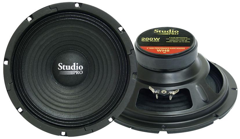 PYRAMID WH8 Woofer 8 INCH 200watts 8 Ohm Studio Pro Series