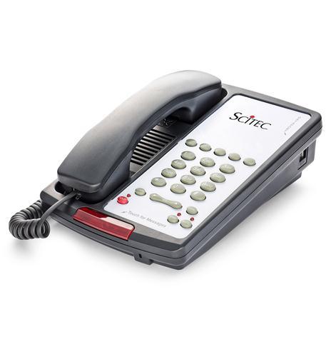 SCITEC 88052 Single Line Phone (Black)
