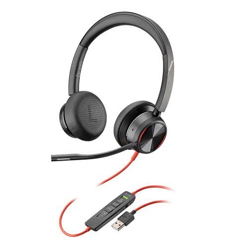 PLANTRONICS 214406-01 BLACKWIRE 8225, USB-A DUAL EAR