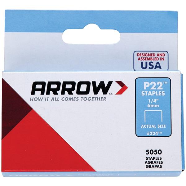ARROW 224 P22 Plier Staples, 5,050 pack (1/4 Inches) - High quality product image showing ARROW 224 P22 Plier Staples, 5,050 pack (1/4 Inches) details and features