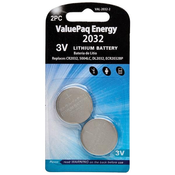 DANTONA VAL-2032-2 ValuePaq Energy 2032 Lithium Coin Cell Batteries, 2 pk - High quality product image showing DANTONA VAL-2032-2 ValuePaq Energy 2032 Lithium Coin Cell Batteries, 2 pk details and features