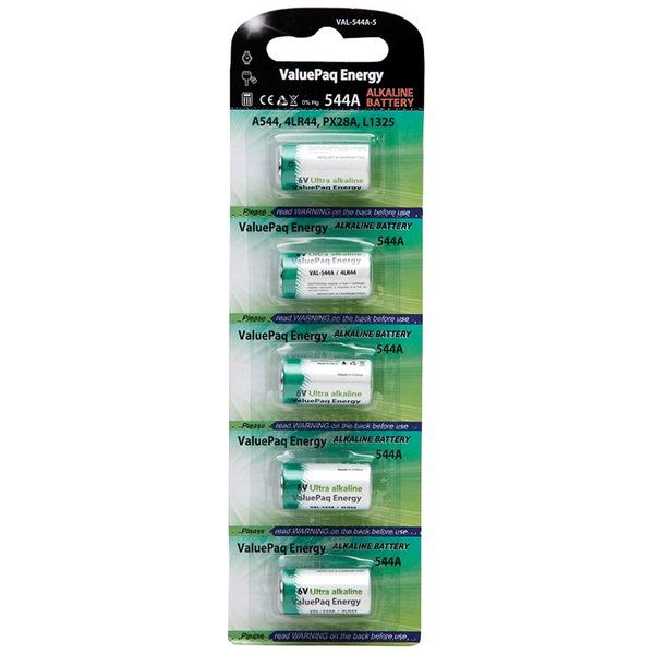 DANTONA VAL-544A-5 ValuePaq Energy 544A Alkaline Cylindrical Cell Batteries, 5 pk - High quality product image showing DANTONA VAL-544A-5 ValuePaq Energy 544A Alkaline Cylindrical Cell Batteries, 5 pk details and features