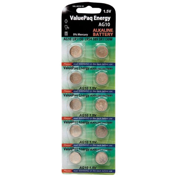 DANTONA VAL-AG10-10 ValuePaq Energy AG10 ALkaline Button Cell Batteries, 10 Pack - High quality product image showing DANTONA VAL-AG10-10 ValuePaq Energy AG10 ALkaline Button Cell Batteries, 10 Pack details and features
