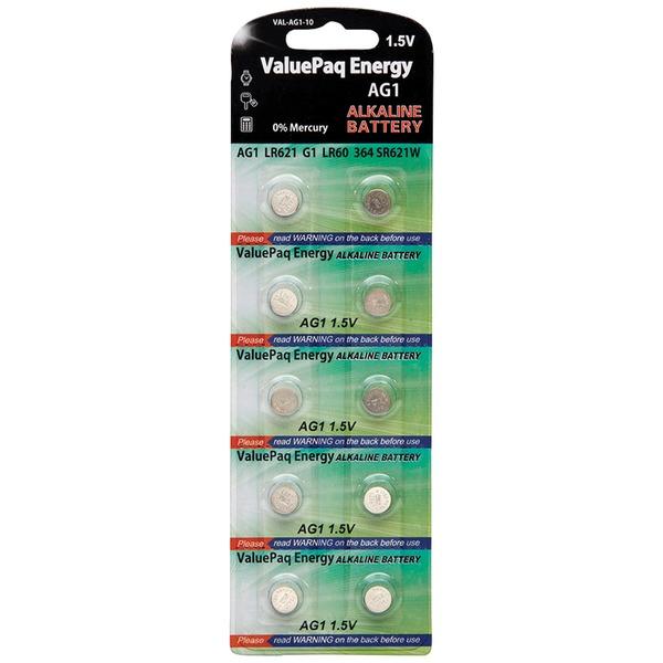 DANTONA VAL-AG1-10 ValuePaq Energy AG1 Alkaline Button Cell Batteries, 10 Pack - High quality product image showing DANTONA VAL-AG1-10 ValuePaq Energy AG1 Alkaline Button Cell Batteries, 10 Pack details and features