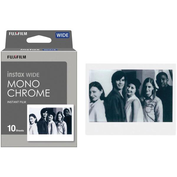 FUJIFILM 16564101 instax WIDE Monochrome Film, 10 pk - High quality product image showing FUJIFILM 16564101 instax WIDE Monochrome Film, 10 pk details and features