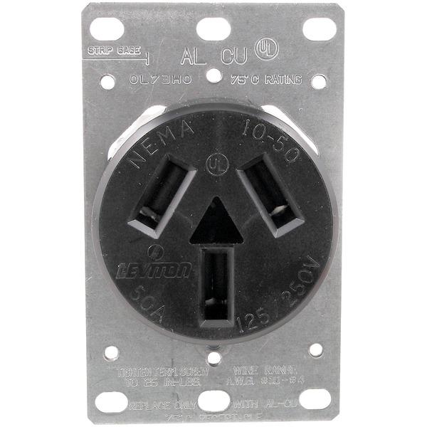 NO LOGO 5206 Single-Flush Range Receptacle (3 wire) - High quality product image showing NO LOGO 5206 Single-Flush Range Receptacle (3 wire) details and features