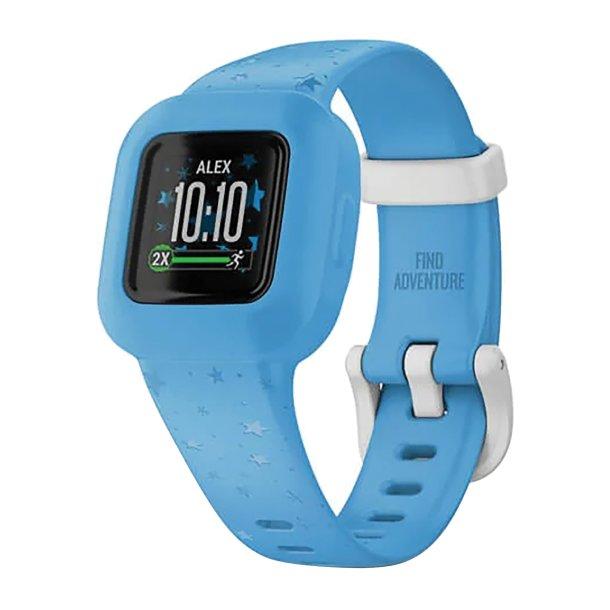 GARMIN 010-02441-22 vivofit jr. 3 Fitness Tracker (Blue Stars) - High quality product image showing GARMIN 010-02441-22 vivofit jr. 3 Fitness Tracker (Blue Stars) details and features
