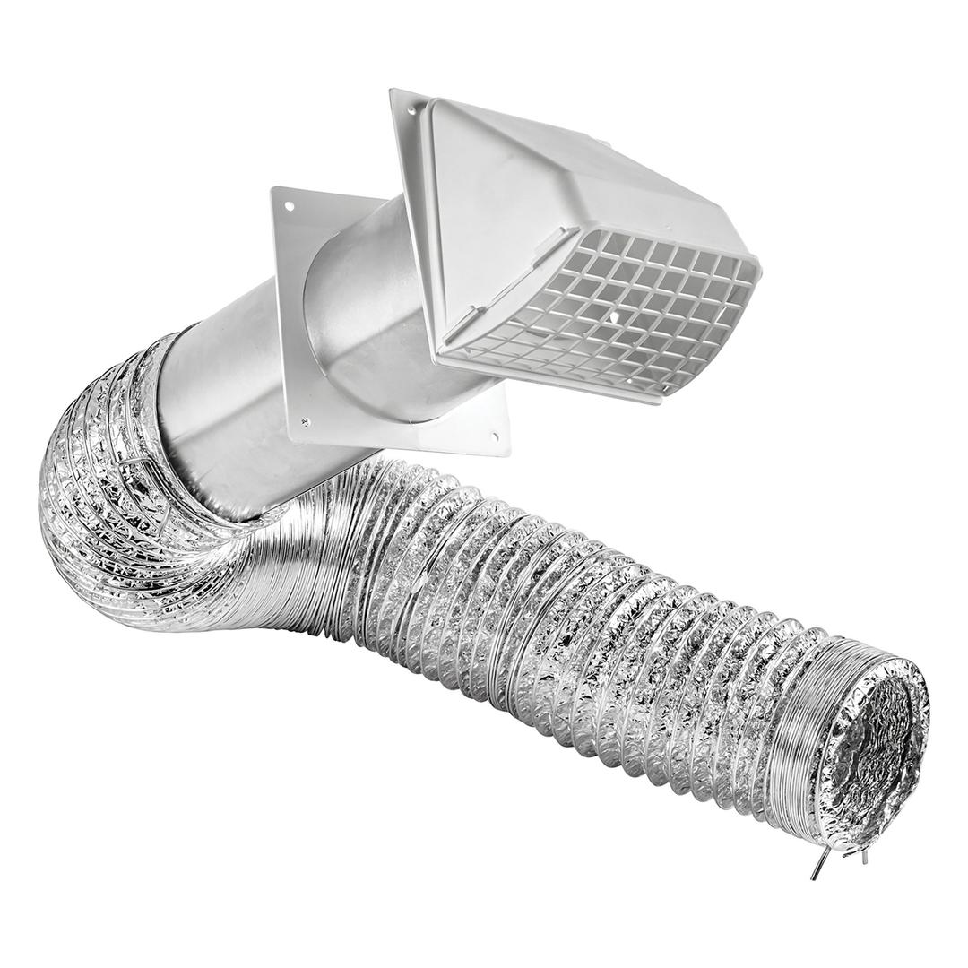 LAMBRO 1375W 4-In. x 8-Ft. UL 2158A Transition Duct Vent Kit - The Twister Group product
