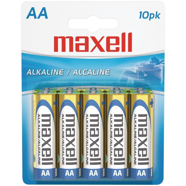MAXELL 723410 - LR610BP Alkaline Batteries (AA; 10 pk; Carded) - High quality product image showing MAXELL 723410 - LR610BP Alkaline Batteries (AA; 10 pk; Carded) details and features