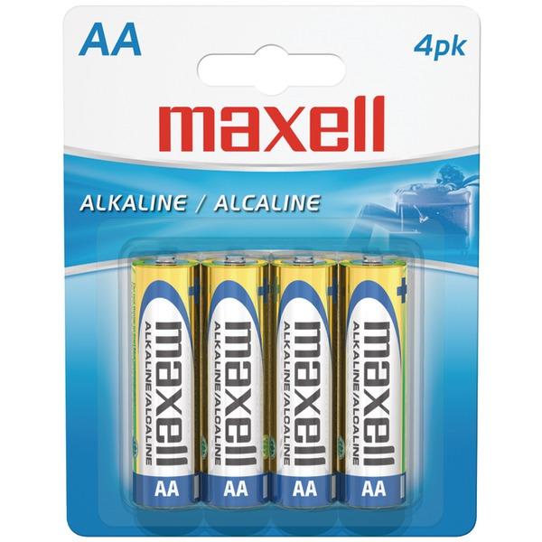 MAXELL 723465 - LR64BP Alkaline Batteries (AA; 4 pk; Carded) - High quality product image showing MAXELL 723465 - LR64BP Alkaline Batteries (AA; 4 pk; Carded) details and features