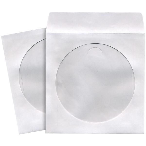 MAXELL 190133 - CD402 CD/DVD Storage Sleeves (100 pk; White)
