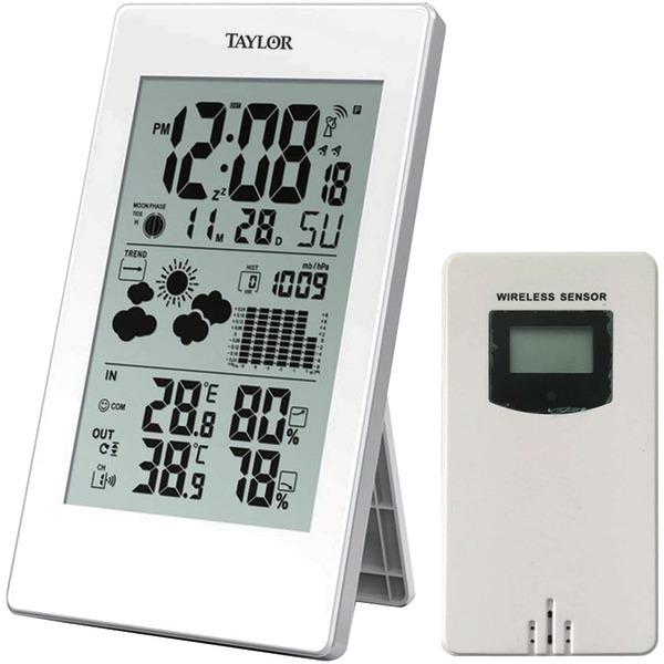 TAYLOR 1735 Digital Weather Forecaster with Barometer & Alarm Clock