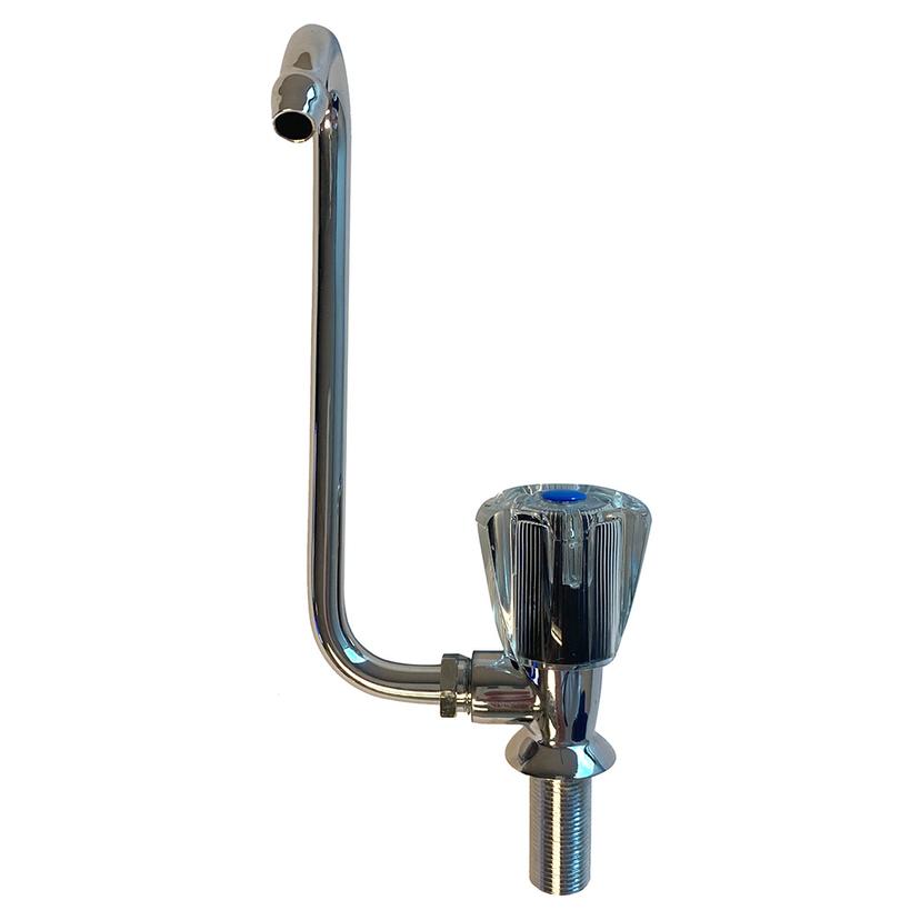 SCANDVIK 10056P FOLDING SPOUT TAP CHROME