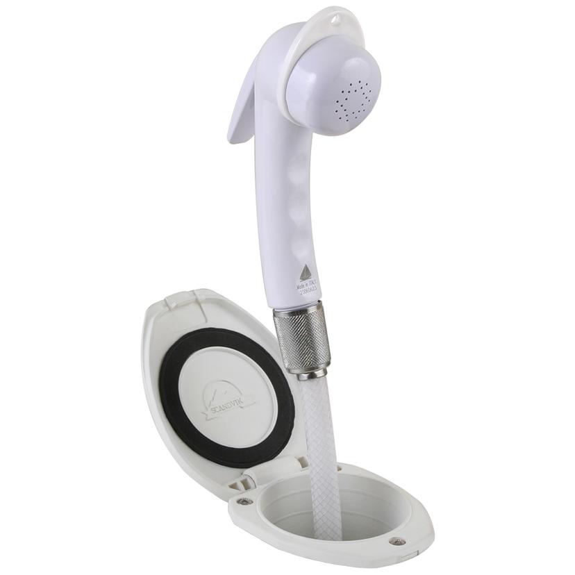 SCANDVIK 12107P RECESSED SHOWER W/ 6FT HOSE - EURO SPRAY