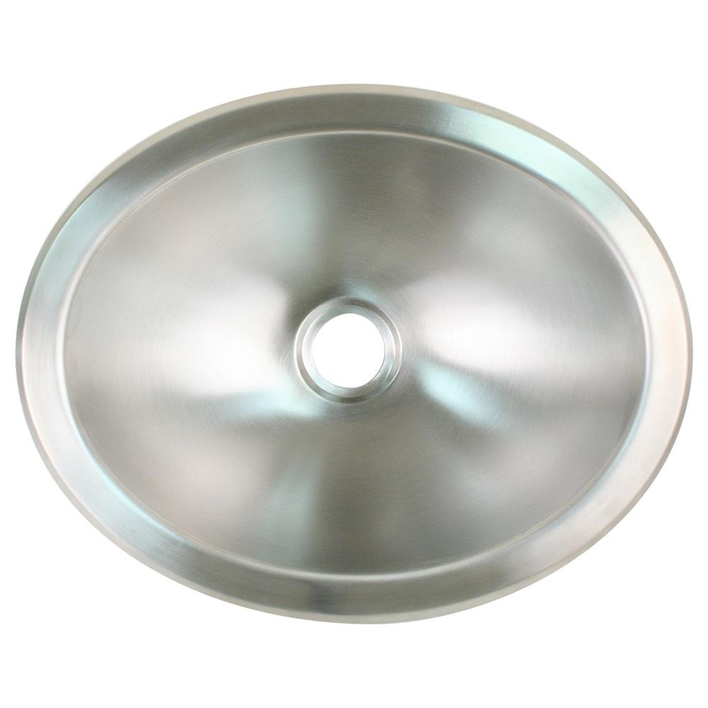 SCANDVIK 10281 BRUSHED SS OVAL SINK - 13.25 INCH X 10.5 INCH - The Twister Group Tools product