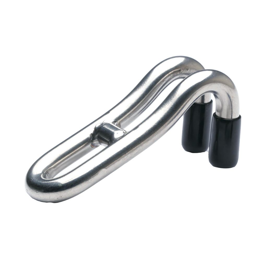 C. SHERMAN JOHNSON 46-475-5 INCHCaptain Hook INCH Chain Snubber Large Snubber Hook Only (1/2 INCH T-316 Stainless Steel Stock) - High quality product image showing C. SHERMAN JOHNSON 46-475-5 INCHCaptain Hook INCH Chain Snubber Large Snubber Hook Only (1/2 INCH T-316 Stainless Steel Stock) details and features