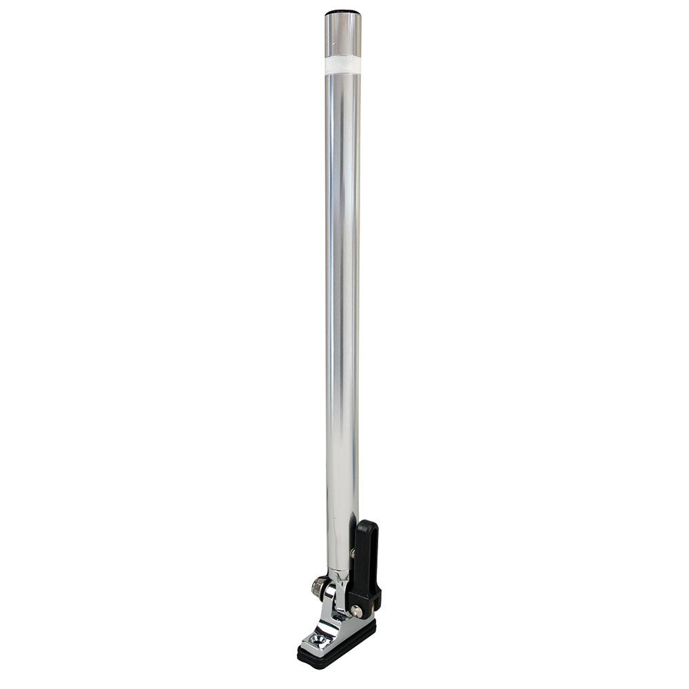 PERKO 1672DP0ALU 14 INCH FOLDING MOUNT POLE LIGHT- WHITE ALL ROUND LIGHT - High quality product image showing PERKO 1672DP0ALU 14 INCH FOLDING MOUNT POLE LIGHT- WHITE ALL ROUND LIGHT details and features