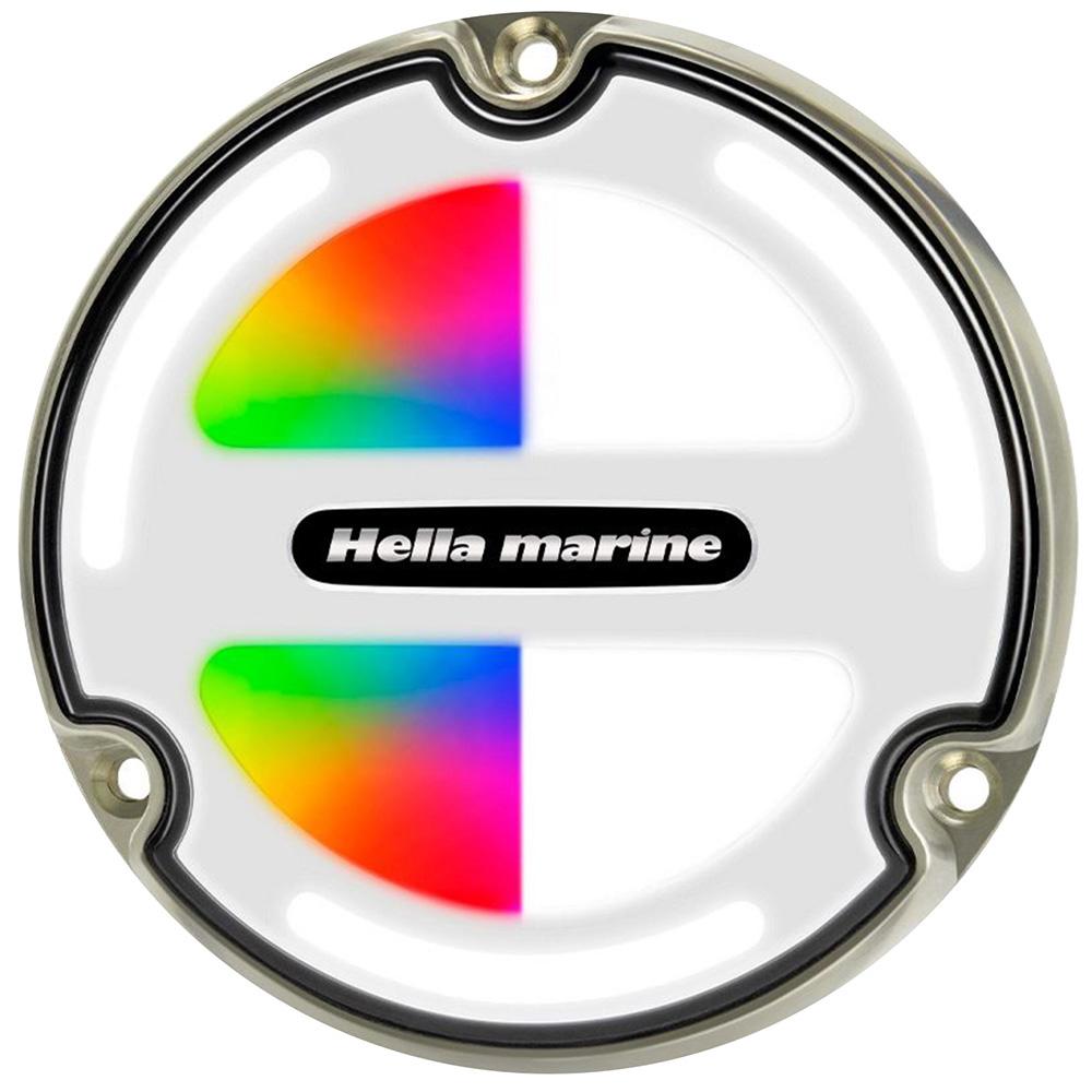 HELLA MARINE 016831001 APELO A3 RGBW UNDERWATER LIGHT BRONZE WHITE LENS - High quality product image showing HELLA MARINE 016831001 APELO A3 RGBW UNDERWATER LIGHT BRONZE WHITE LENS details and features