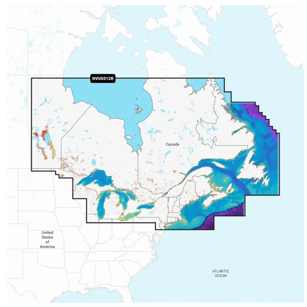 GARMIN 010-C1484-00 Navionics Vision+ NVUS012R Canada, East & Great Lakes - High quality product image showing GARMIN 010-C1484-00 Navionics Vision+ NVUS012R Canada, East & Great Lakes details and features