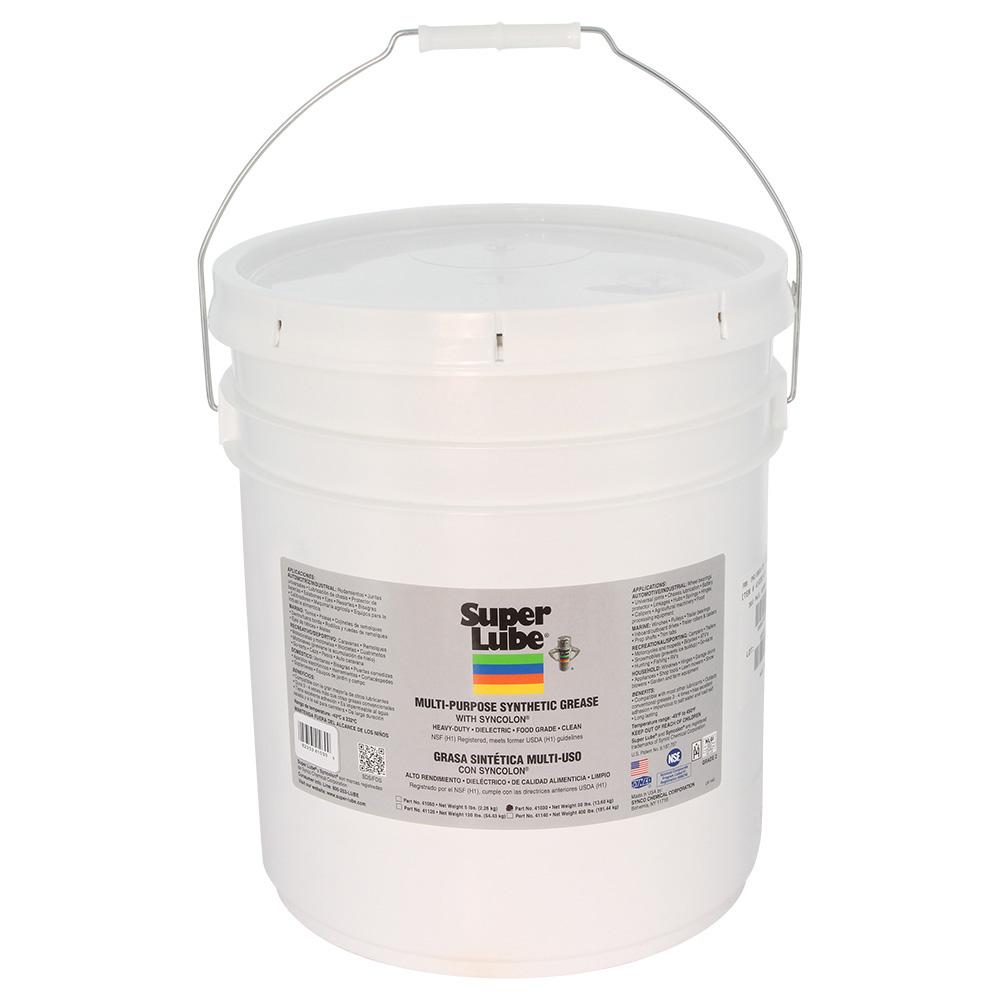 SUPER LUBE 41030 Multi-Purpose Synthetic Grease w/Syncolon (PTFE) - 30lbs - High quality product image showing SUPER LUBE 41030 Multi-Purpose Synthetic Grease w/Syncolon (PTFE) - 30lbs details and features
