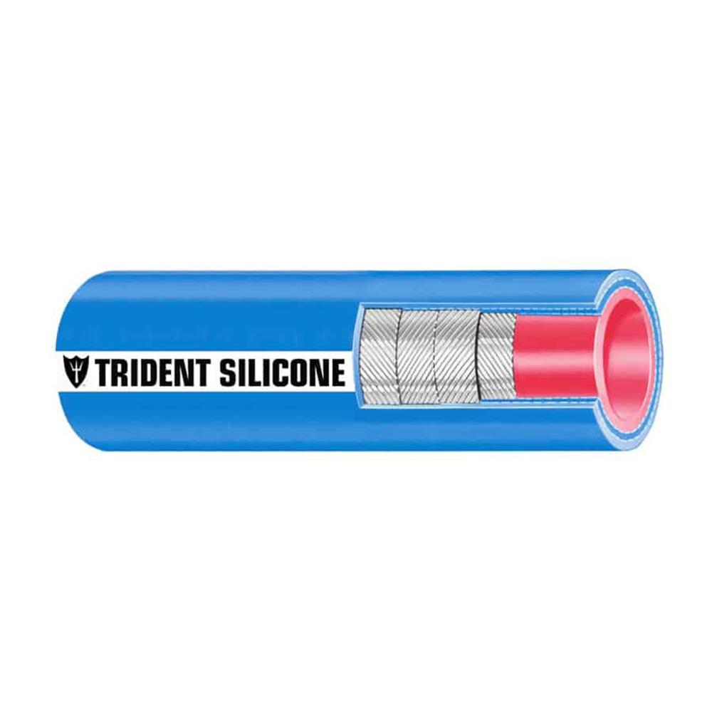 TRIDENT MARINE 202V8001 8 INCH ID x 6FT Long Silicone Marine Wet Exhaust & Water Hose - Blue - The Twister Group Tools product