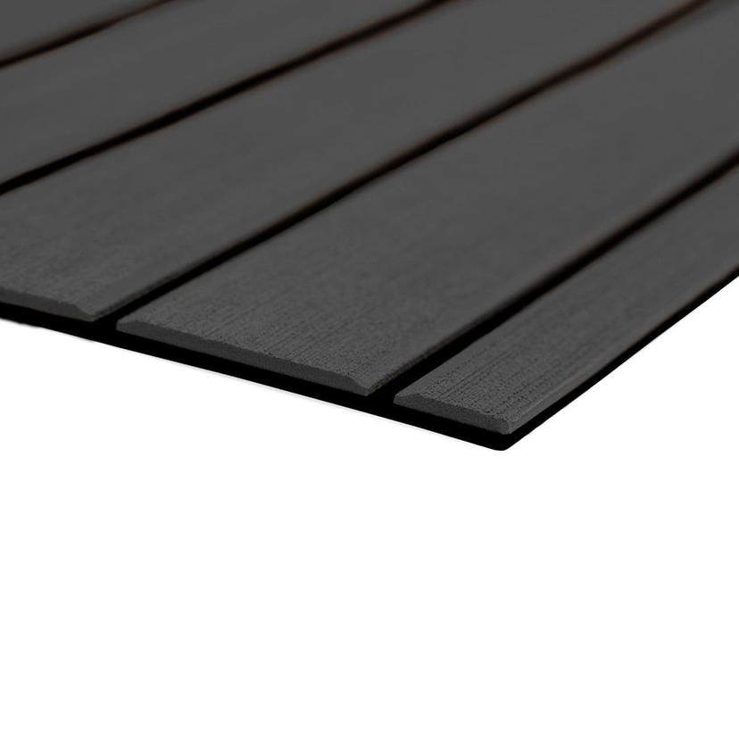 SEADEK 32279-80067 40 INCH x 80 INCH 6mm Teak Full Sheet - Brushed Texture - Dark Grey/Black (1016mm x 2032mm x 6mm)