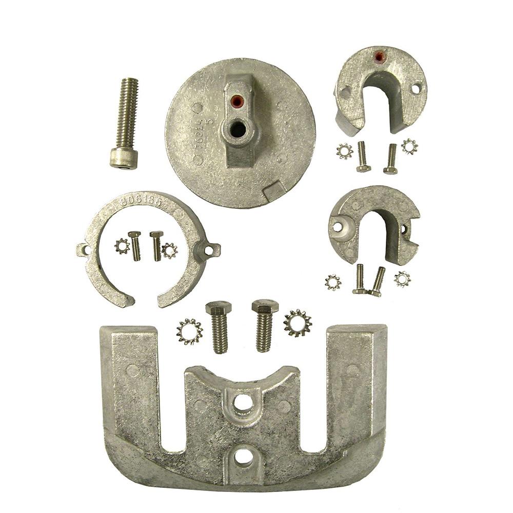 PERFORMANCE METALS 10060A Mercruiser Bravo 1 Complete Anode Kit - Aluminum - High quality product image showing PERFORMANCE METALS 10060A Mercruiser Bravo 1 Complete Anode Kit - Aluminum details and features