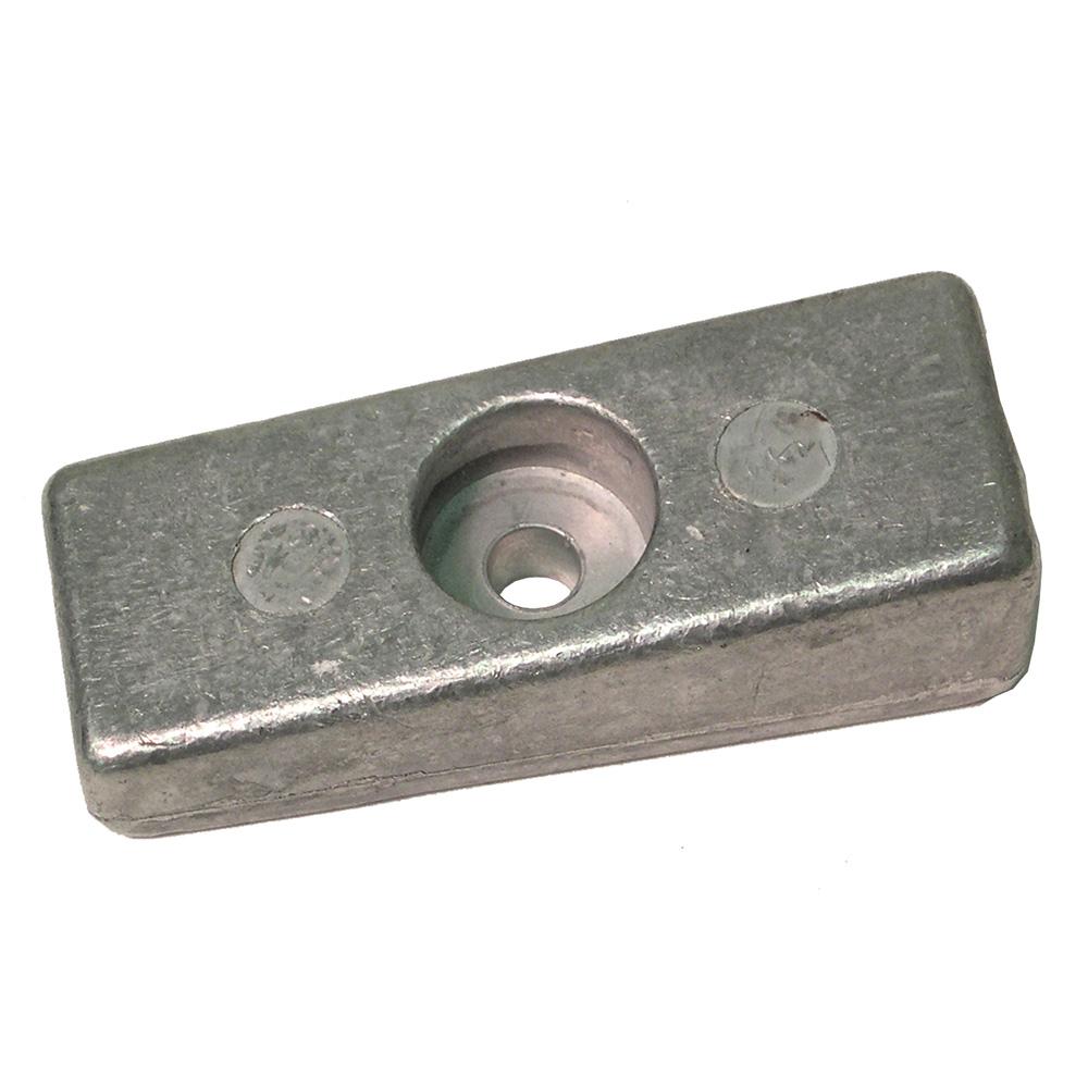PERFORMANCE METALS 00051A Side Pocket Anode - Aluminum - High quality product image showing PERFORMANCE METALS 00051A Side Pocket Anode - Aluminum details and features