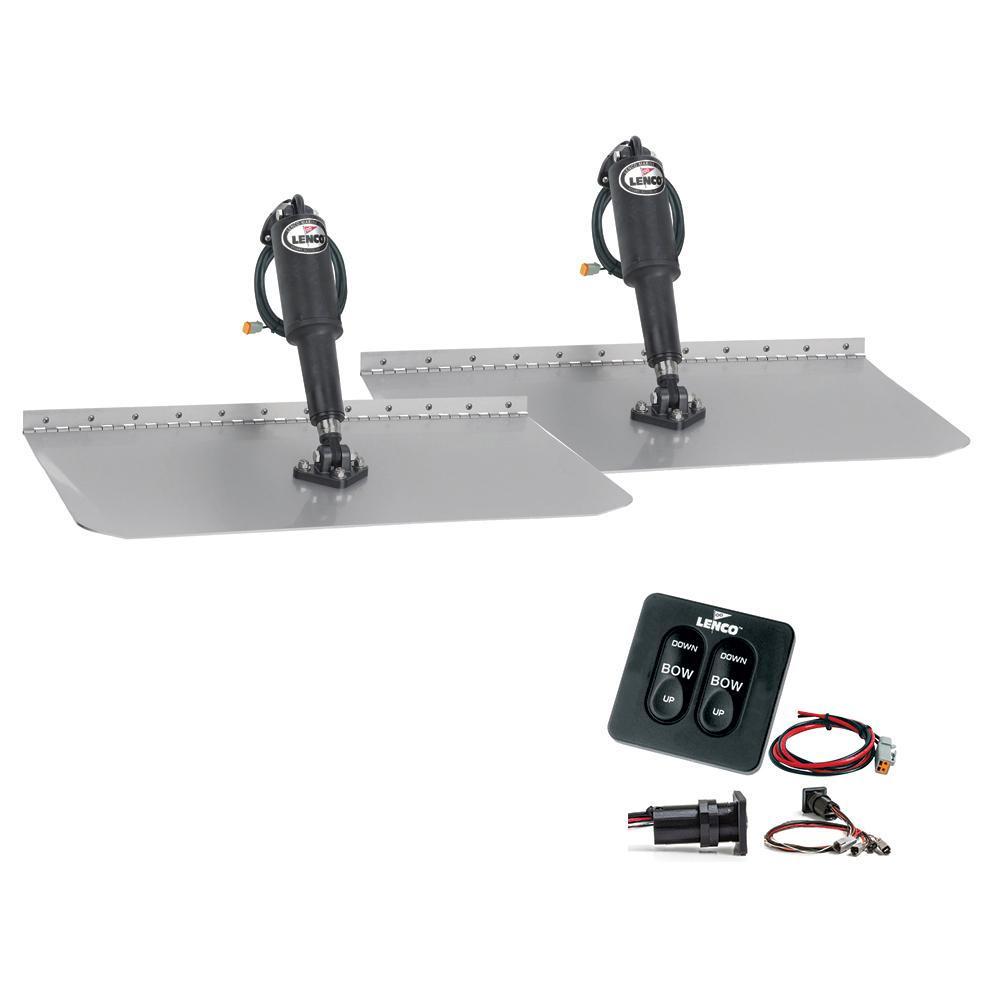 LENCO 15105-102 12 INCHX12 INCH STANDARD TRIM TAB KIT WITH STANDARD TACTILE SWITCH 12V - High quality product image showing LENCO 15105-102 12 INCHX12 INCH STANDARD TRIM TAB KIT WITH STANDARD TACTILE SWITCH 12V details and features