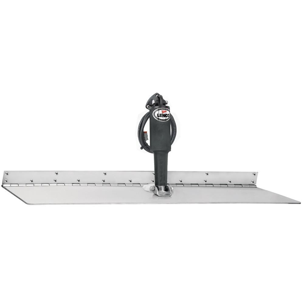 LENCO 15020-101 12 INCH X 30 INCH SUPER STRONG TRIM TAB KIT WITHOUT SWITCH KIT 12V - High quality product image showing LENCO 15020-101 12 INCH X 30 INCH SUPER STRONG TRIM TAB KIT WITHOUT SWITCH KIT 12V details and features