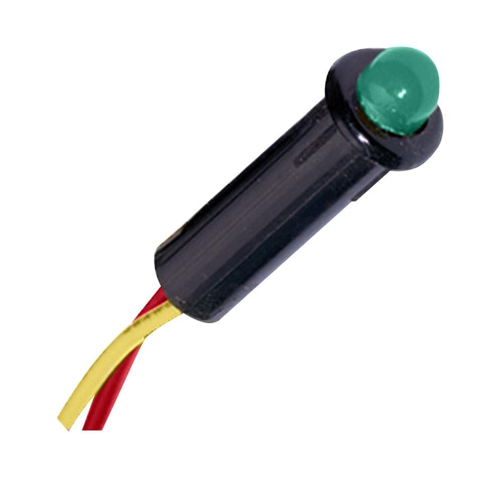 PANELTRONICS 048-027 LED INDICATOR LIGHT - GREEN - 240 VAC - 1/4 - The Twister Group Tools product