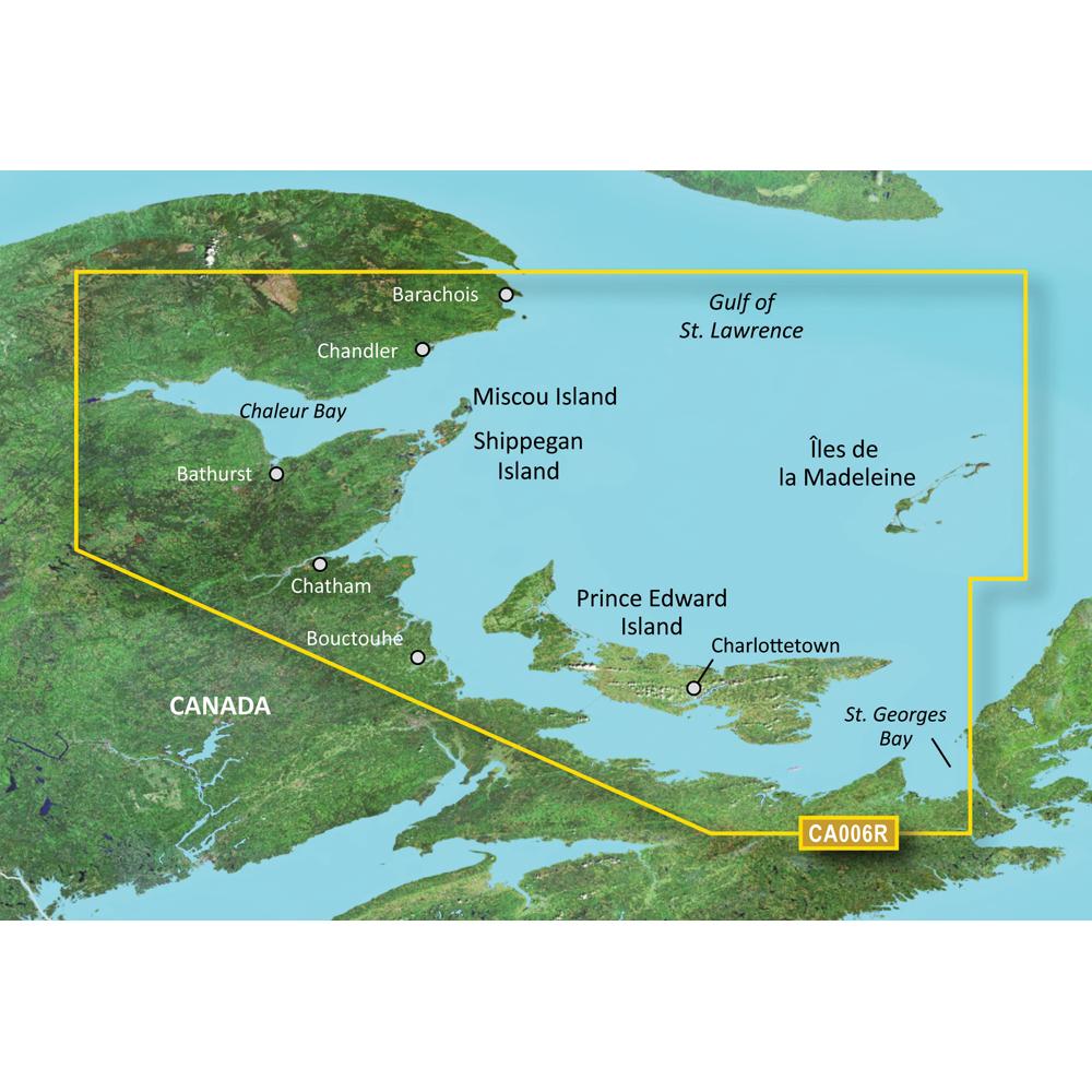 GARMIN 010-C0692-00 BLUECHART G2 VISION HD - VCA006R - P.E.I. TO CHALEUR BAY - SD CARD - The Twister Group Tools product