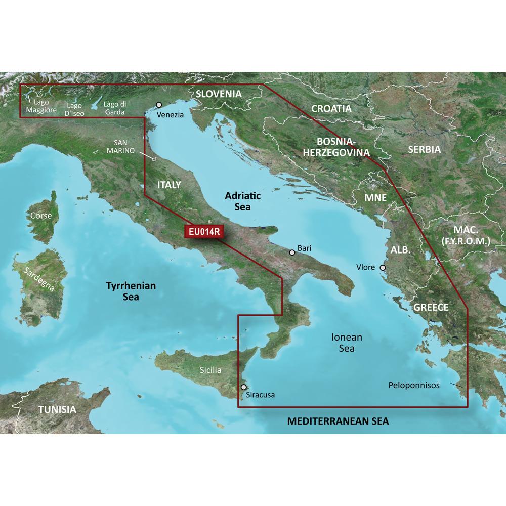 GARMIN 010-C0772-00 BLUECHART G2 VISION HD - VEU014R - ITALY, ADRIATIC SEA - MICROSD;/SD - High quality product image showing GARMIN 010-C0772-00 BLUECHART G2 VISION HD - VEU014R - ITALY, ADRIATIC SEA - MICROSD;/SD details and features