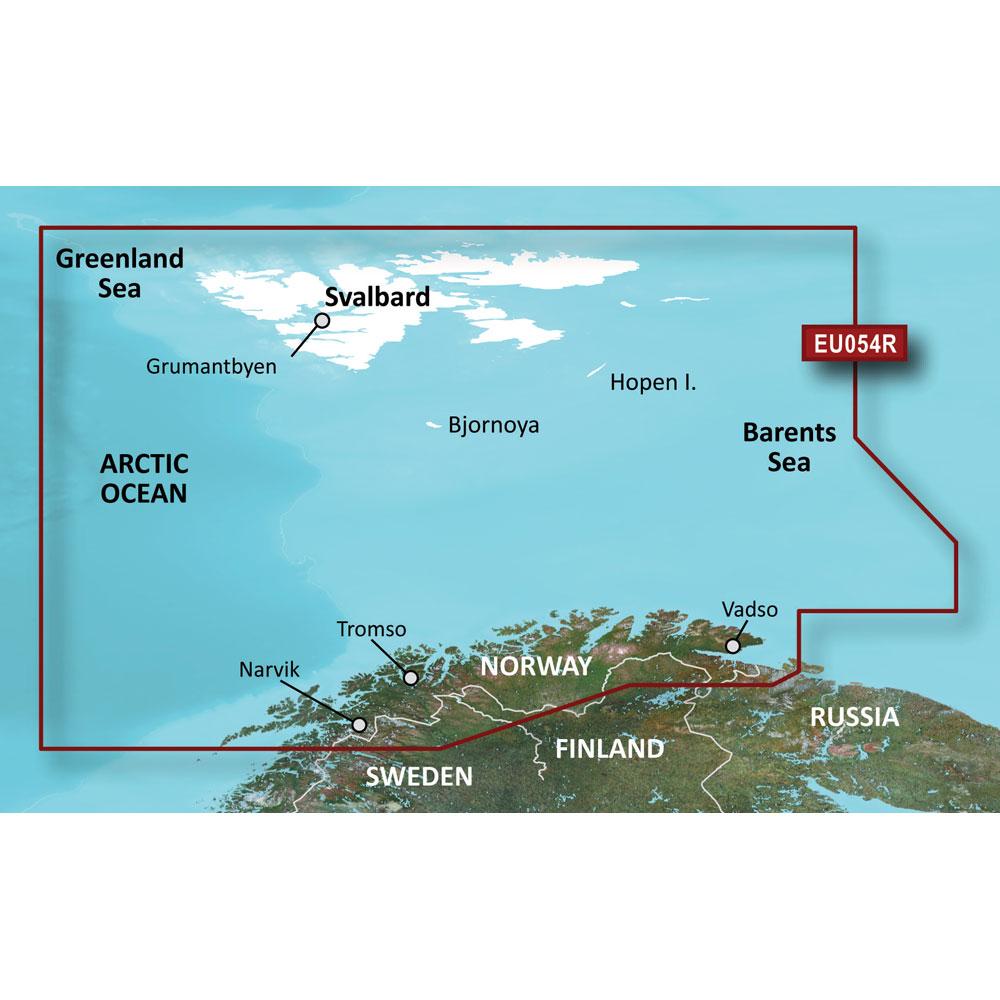 GARMIN 010-C0790-00 BLUECHART G2 VISION HD - VEU054R - VESTFJD-SVALBARD-VARANGER - MICROSD;/SD - The Twister Group Tools product