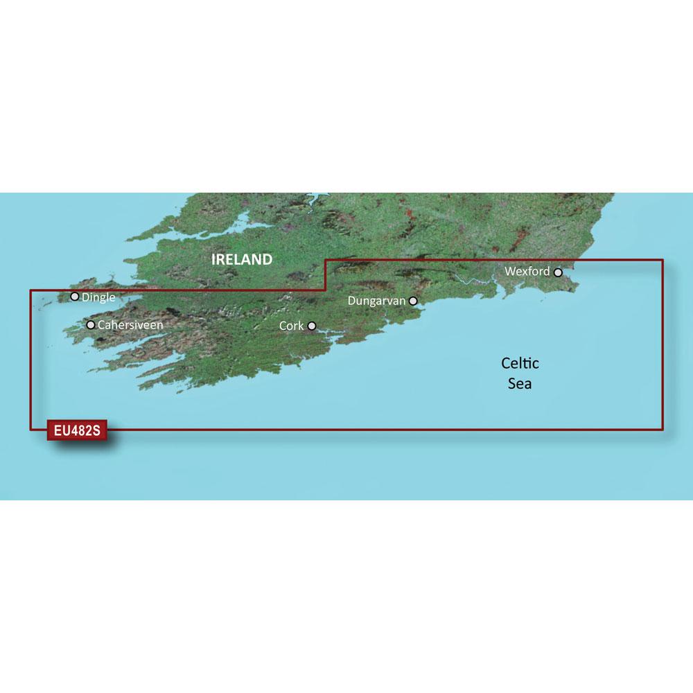 GARMIN 010-C0826-00 BLUECHART G2 VISION HD - VEU482S - WEXFORD TO DINGLE BAY - MICROSD;/SD - High quality product image showing GARMIN 010-C0826-00 BLUECHART G2 VISION HD - VEU482S - WEXFORD TO DINGLE BAY - MICROSD;/SD details and features