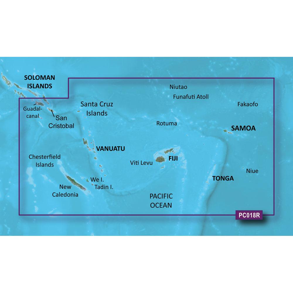 GARMIN 010-C0865-00 BLUECHART G2 VISION HD - VPC018R - NEW CALEDONIA - FIJI - MICROSD/SD - High quality product image showing GARMIN 010-C0865-00 BLUECHART G2 VISION HD - VPC018R - NEW CALEDONIA - FIJI - MICROSD/SD details and features