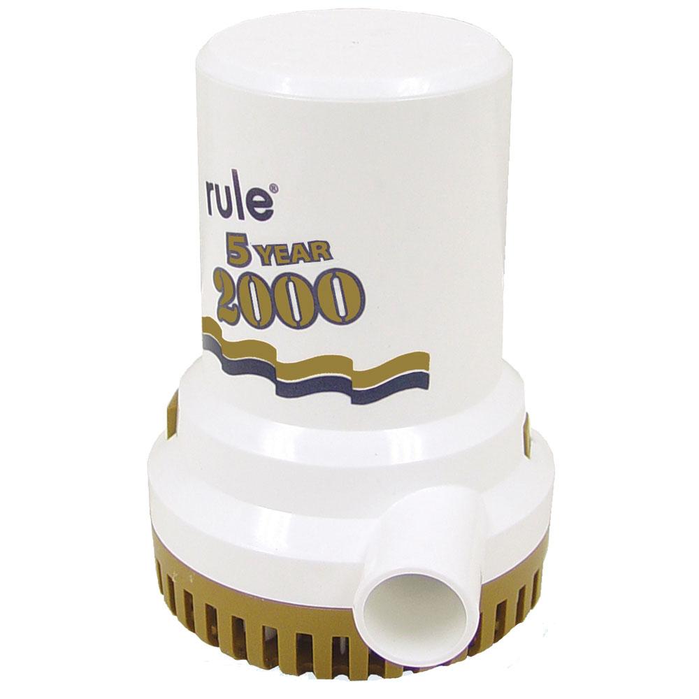 RULE 09 2000 GPH GOLD SERIES NON AUTOMATIC BILGE PUMP - The Twister Group Tools product