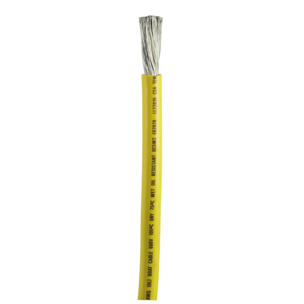 ANCOR 114902 YELLOW 2 AWG BATTERY CABLE - 25 - High quality product image showing ANCOR 114902 YELLOW 2 AWG BATTERY CABLE - 25 details and features