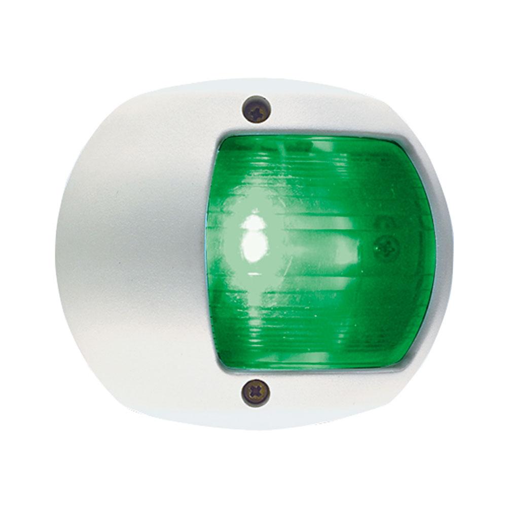 PERKO 0170WSDDP3 LED SIDE LIGHT - GREEN - 12V - WHITE PLASTIC HOUSING - High quality product image showing PERKO 0170WSDDP3 LED SIDE LIGHT - GREEN - 12V - WHITE PLASTIC HOUSING details and features