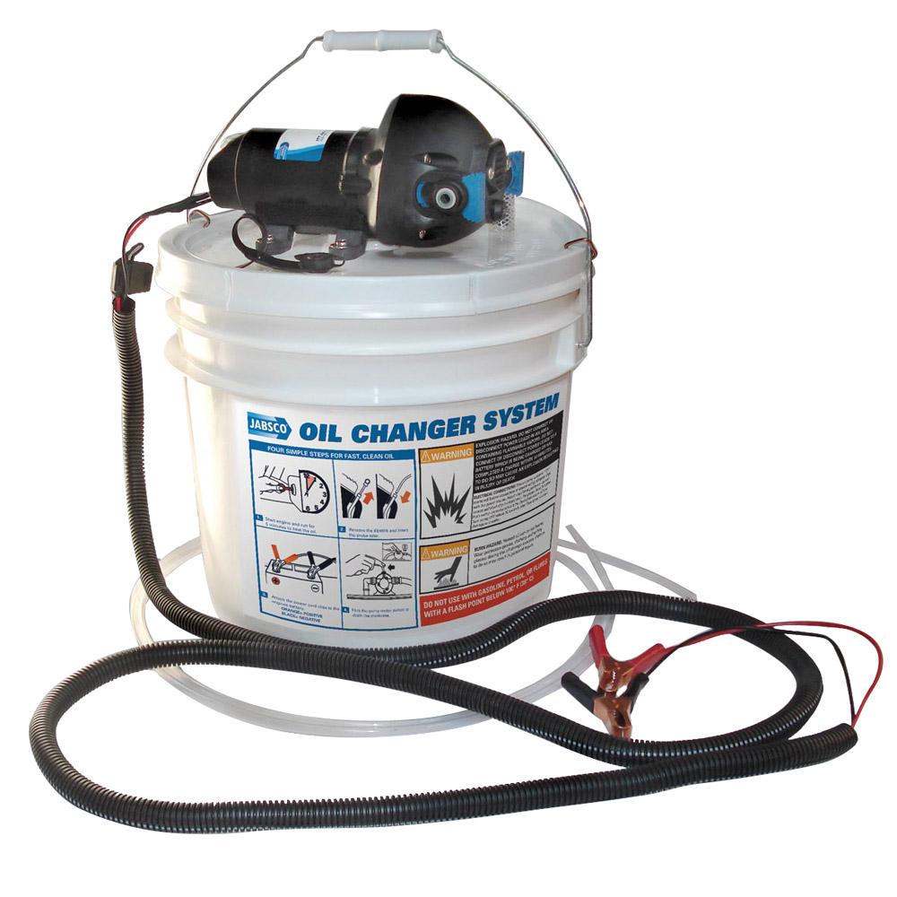 JABSCO 17850-1012 DIY OIL CHANGE SYSTEM WITH PUMP & 3.5 GALLON BUCKET - High quality product image showing JABSCO 17850-1012 DIY OIL CHANGE SYSTEM WITH PUMP & 3.5 GALLON BUCKET details and features