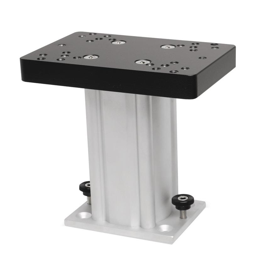 CANNON 1904031 ALUMINUM FIXED BASE DOWNRIGGER PEDESTAL - 6 INCH