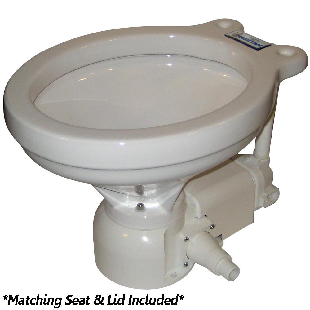 RARITAN 160HI012 SEA ERA HOUSEHOLD ELECTRIC TOILET - INTEGRAL SEA WATER - STRAIGHT & 90° DISCHARGE - 12V - High quality product image showing RARITAN 160HI012 SEA ERA HOUSEHOLD ELECTRIC TOILET - INTEGRAL SEA WATER - STRAIGHT & 90° DISCHARGE - 12V details and features