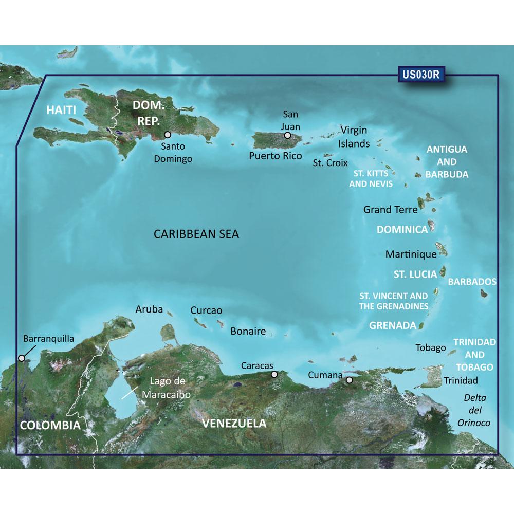 GARMIN 010-C0731-20 BLUECHART G2 HD - HXUS030R - SOUTHEAST CARIBBEAN - MICROSD/SD - High quality product image showing GARMIN 010-C0731-20 BLUECHART G2 HD - HXUS030R - SOUTHEAST CARIBBEAN - MICROSD/SD details and features
