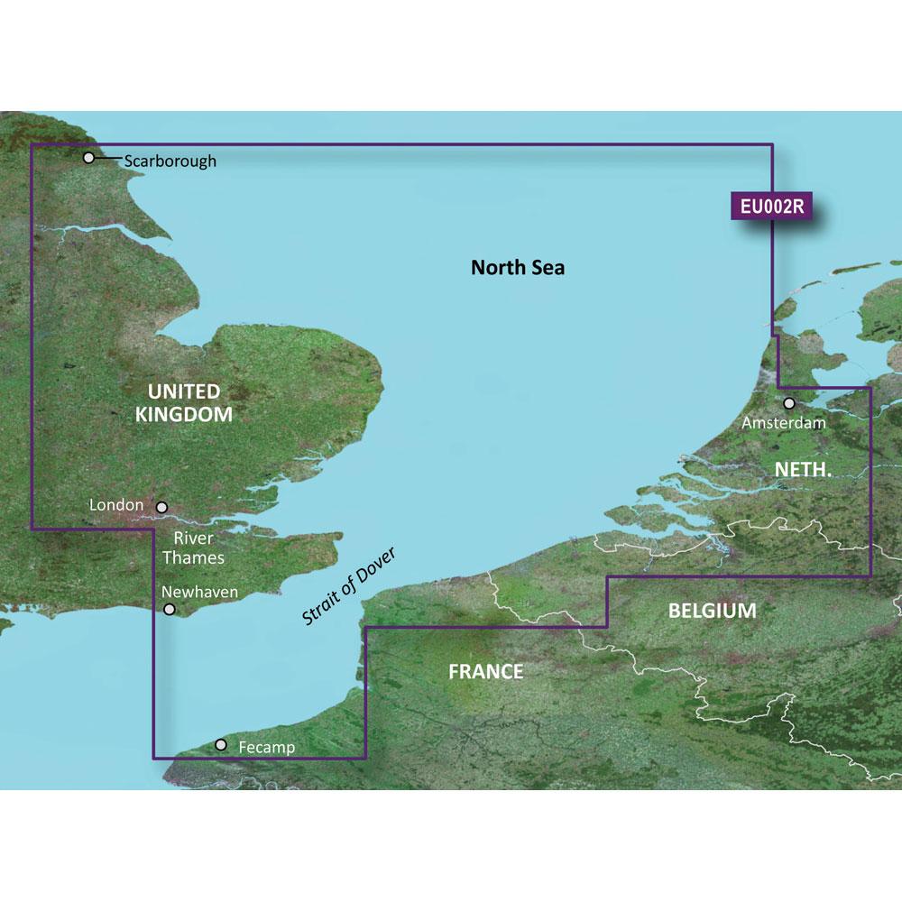 GARMIN 010-C0761-20 BLUECHART G2 HD - HXEU002R - DOVER TO AMSTERDAM & ENGLAND SOUTHEAST - MICROSD/SD - The Twister Group Tools product