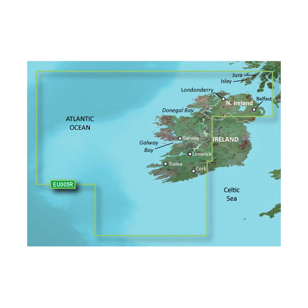 GARMIN 010-C0764-20 BLUECHART G2 HD - HEU005R - IRELAND, WEST COAST - MICROSD/SD - High quality product image showing GARMIN 010-C0764-20 BLUECHART G2 HD - HEU005R - IRELAND, WEST COAST - MICROSD/SD details and features