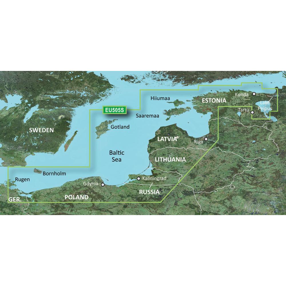 GARMIN 010-C0849-20 BLUECHART G2 HD - HXEU505S - BALTIC SEA EAST COAST - MICROSD/SD - The Twister Group Tools product