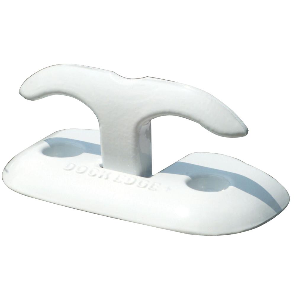 DOCK EDGE 2606W-F FLIP UP DOCK CLEAT 6 INCH WHITE - High quality product image showing DOCK EDGE 2606W-F FLIP UP DOCK CLEAT 6 INCH WHITE details and features