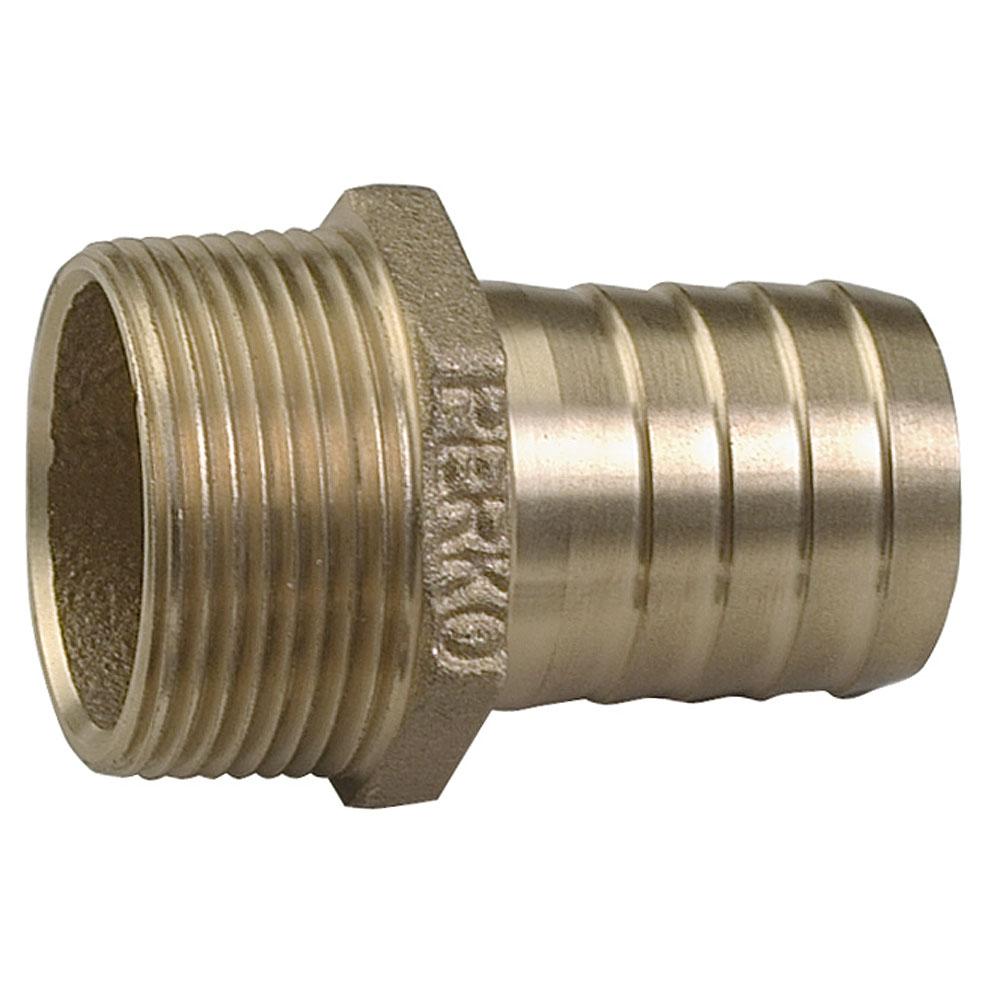 PERKO 0076DP7PLB 1-1/4 INCH PIPE TO HOSE ADAPTER STRAIGHT BRONZE - The Twister Group product